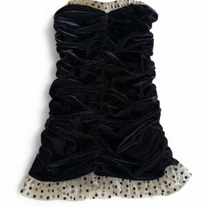 Elegant Black Velvet Dress